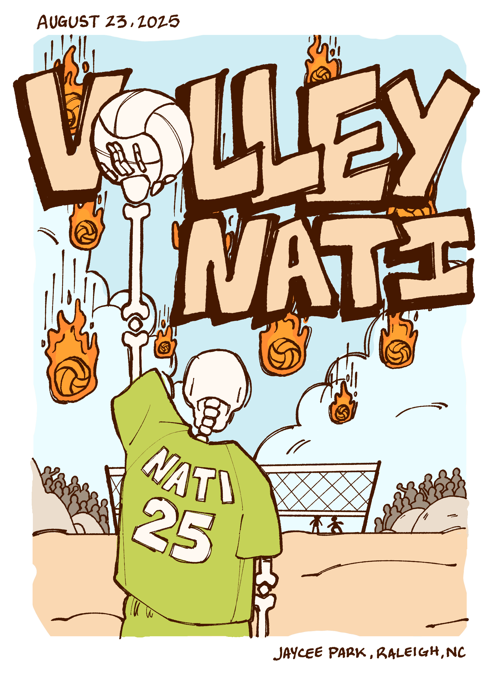 Volleynati T-shirt Graphic